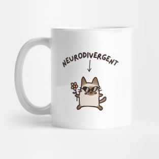 Neurodivergent Cat (Light) Mug